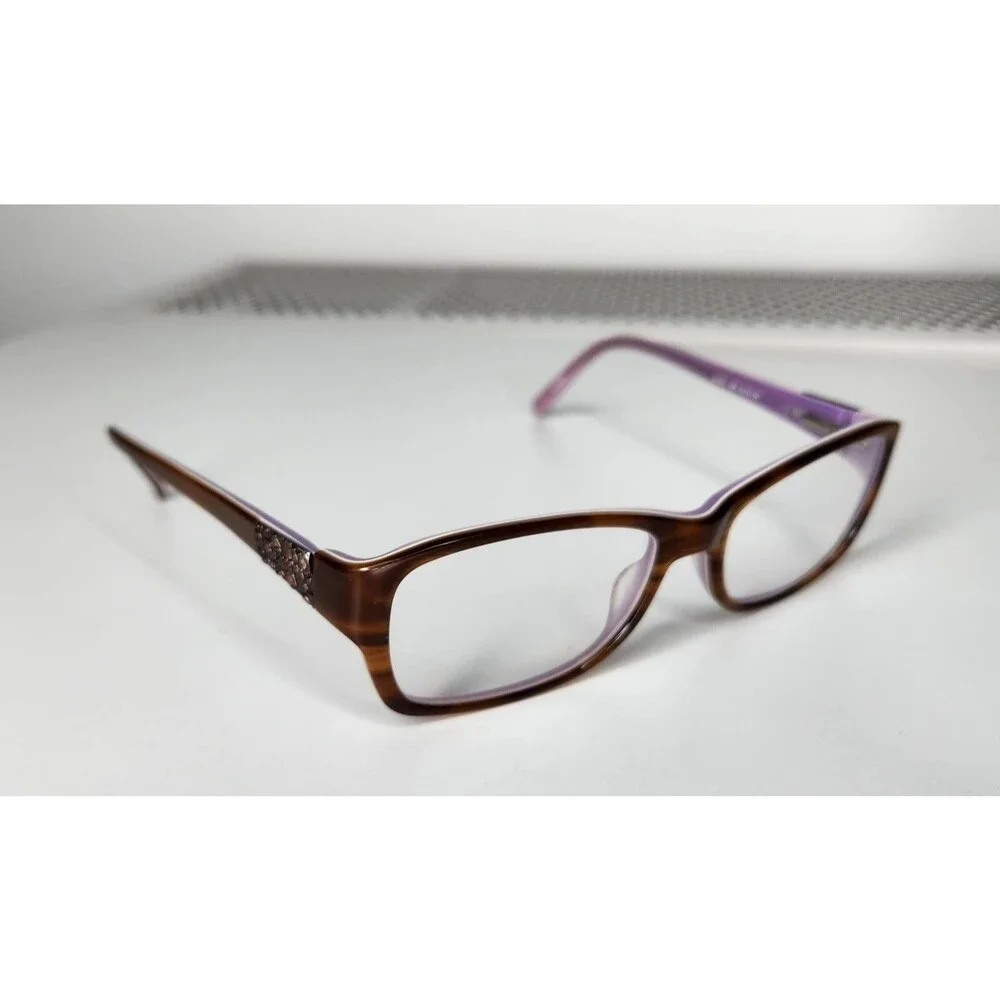 GUESS GU2274 AMB Women's Eyeglasses Frames 52-16-135 Amber / Lilac